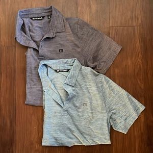 (2) Travis Mathew Short Sleeve Polos